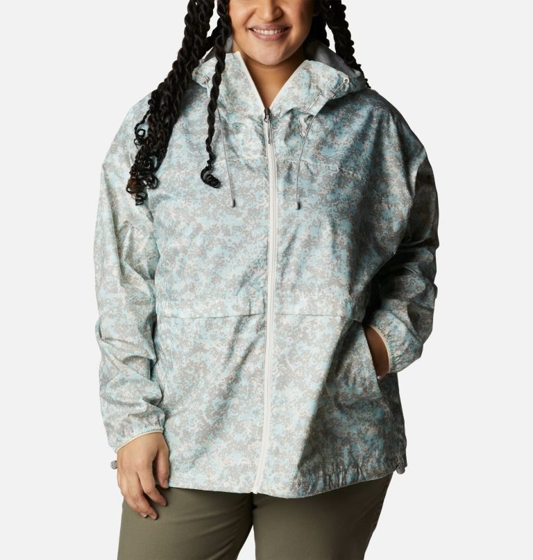 Columbia Alpine Chill Windbreaker Jakke Dame Grønn | Plus Size 51973L